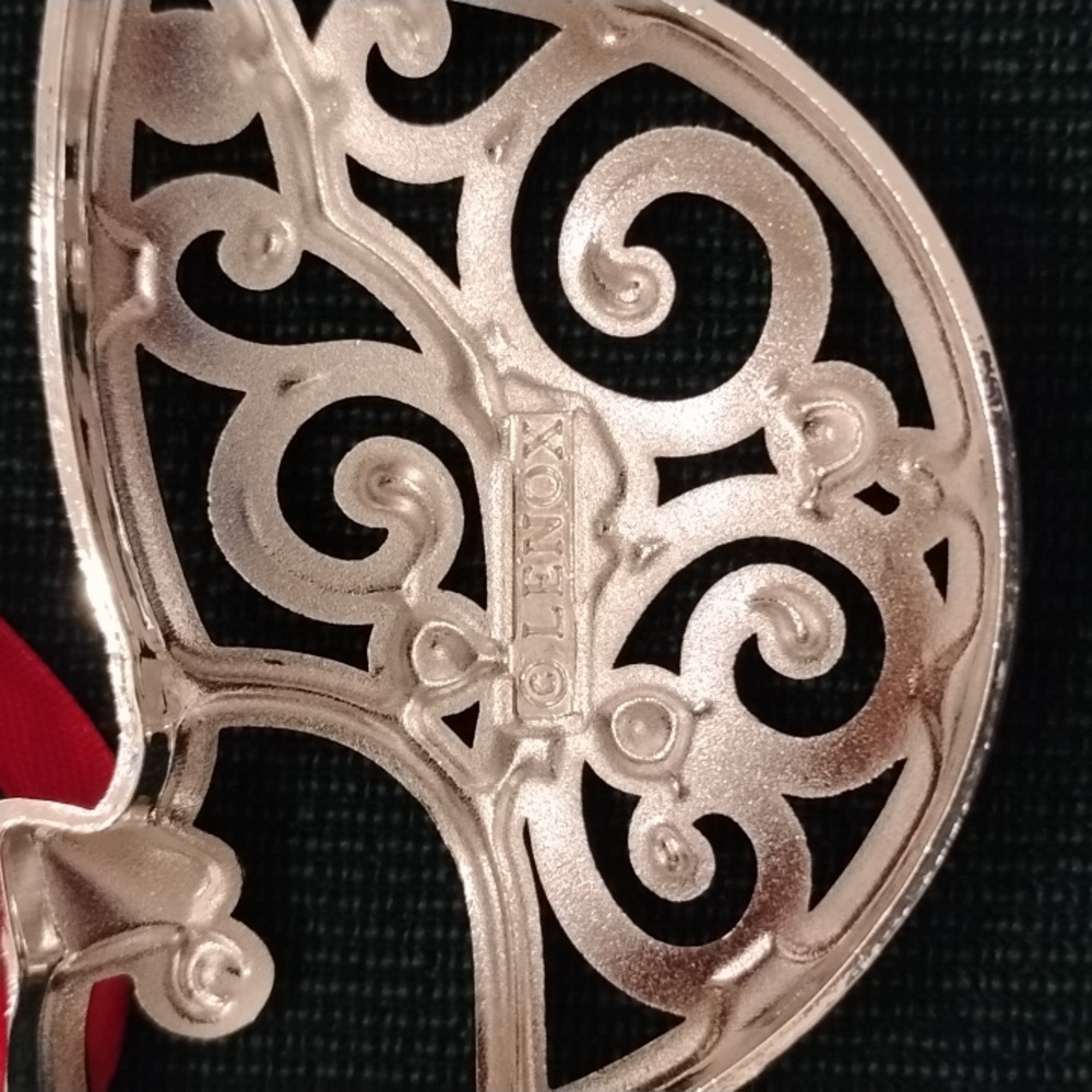 Lenox Silver Plated Cardinal Ornament with Red Crystal Accents NEW - Picture 6 of 9